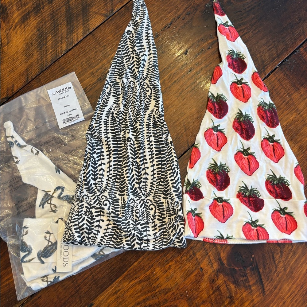 Kate Quinn Gnome Hats - set of 3 - never been worn